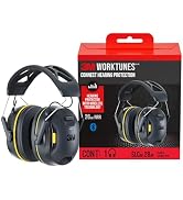 3M WorkTunes Connect Wireless Hearing Protector with Bluetooth Technology, Bluetooth Hearing Prot...