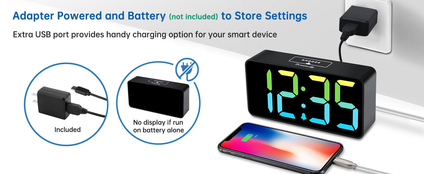 loud alarm clock for heavy sleepers adults