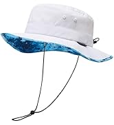 UVSAI UPF 50+ Foldable Sun Hat Patterned Under Brim Bucket Hats for Summer Hiking Fishing Beach S...