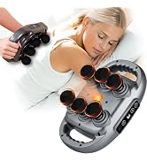 UFFAE 6 Head Massage Gun Deep Tissue with 9 Levels & 9 Modes, Electric Massager Tool for Legs, Ar...
