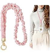 Glyven Scrunchie Lanyard for ID Badges