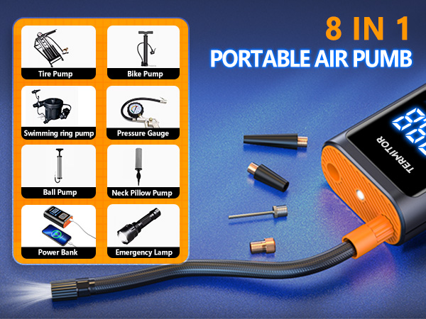 car tire air pump portable