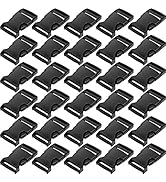 YGDZ 1 Inch Buckles, 30 Pack Plastic Buckles Quick Release Parachute Buckles for Backpack Strap W...