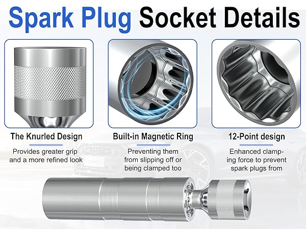 14mm&16mm Spark Plug Socket Set