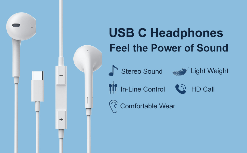type c headphones