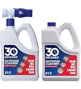 30 SECONDS Outdoor Cleaner 2 Pack with Hose End Sprayer - Cleans Stains from Algae, Mold and Mild...