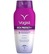 Vagisil Feminine Wash for Intimate Area Hygiene and Itchy, Dry Skin, Itch Protect+ Crème Wash, pH...
