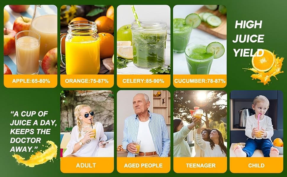 HIGH JUICE YIELD