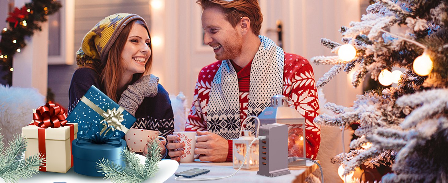 usb tower charging station