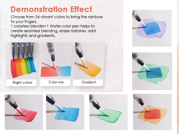 Blendable Watercolor Markers