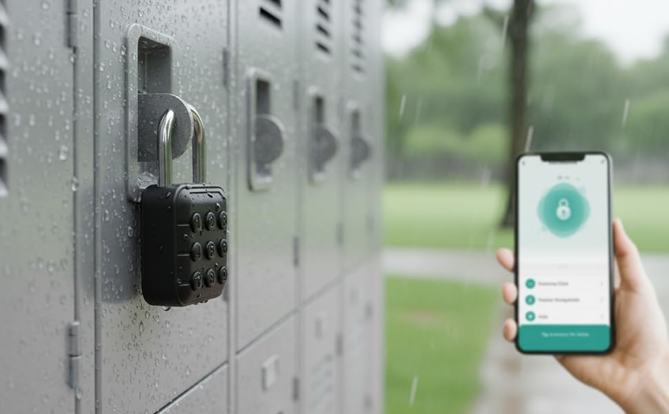 It boasts excellent waterproof capabilities, allowing you to unlock by your phone