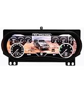 Digital Instrument Cluster Display for Jeep Wrangler JL(2018-2023) Speedometer Upgrade 12.3”HD Sc...