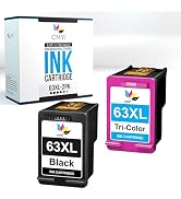 CMYi 63XL Replacement Ink Cartridges Combo Pack for HP OfficeJet 3830, 3831, 3832, 3833, 3834, 38...