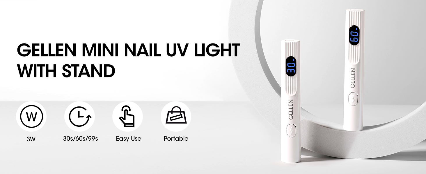 Gellen uv light for gel nails