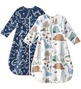 Yoofoss Baby Sleep Sack 0-6 Months, Long Sleeve Sleep Sack 1.5 Tog, Fleece Baby Wearable Blanket ...
