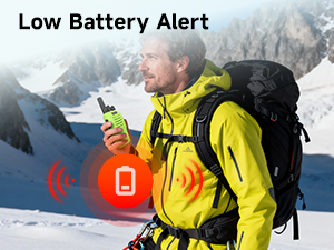 Retevis h-777 green walkie talkies long range rechargeable portable two way radio power saving mode