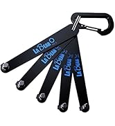 LABEAR - Metric HEX Ultra Low Profile Offset Screwdriver Set 5 Piece, 90 Degree Straight Slim Pla...