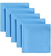 DoreenBeads Sweat Absorbing Handkerchiefs, 5Pcs Small Quick Drying Microfiber Sweat Rag Towels fo...