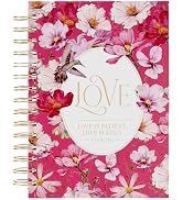 Christian Art Gifts Inspirational Journal, Love is Patient Wide Ruled Notebook, 1 Corinthians 13:...