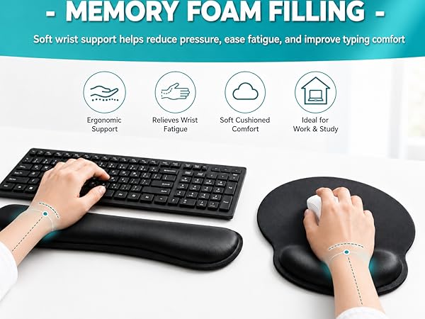 mouse and keyboard pad