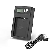 LP-E10 Charger, LP Charger with LCD Display, USB Charging Port, Compatible with Canon EOS Rebel T...