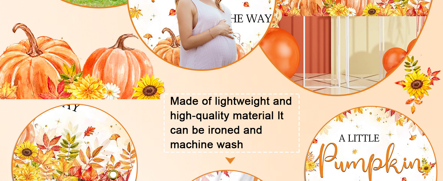 autumn baby shower decorations