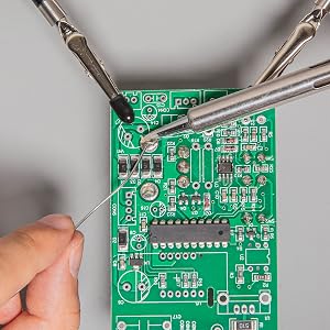 yihua soldering station with PID temperature stabilization sleep mode helping hands