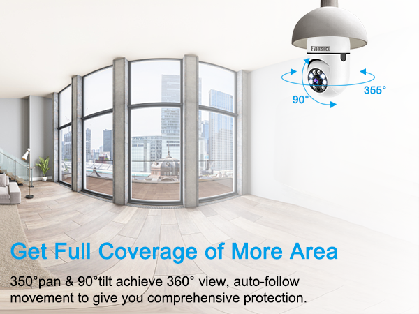 2K Light Bulb Wireless Security Camera 5Ghz WiFi Outdoor Indoor RTSP Stream Work with Alexa Onvif