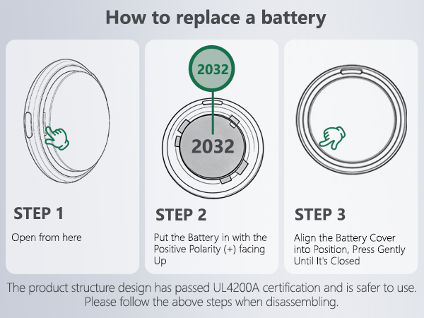 How to replace the battery of Air Tracker Tags