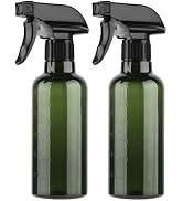 TTTred Plastic Spray Bottles (2 Pack 10 oz), Leakproof Adjustable Fine Mist & Jet Stream Nozzle, ...
