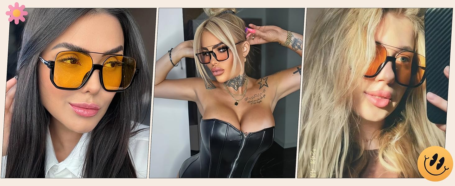 y2k sunglasses rimless sunglasses