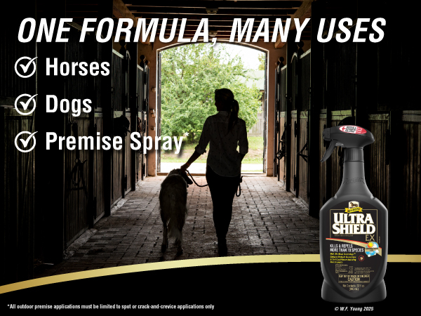 One Formula, Many Uses; Horses, Dogs, Premise Spray
