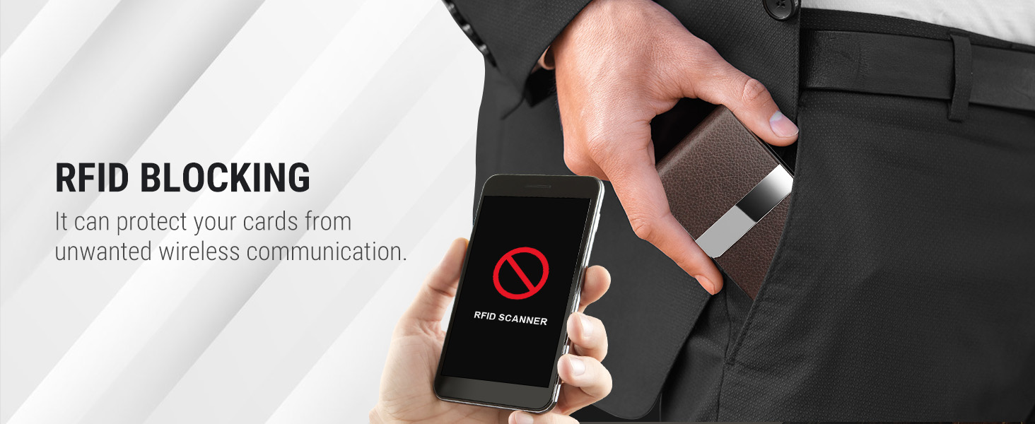 PU Leather Business Card Case
