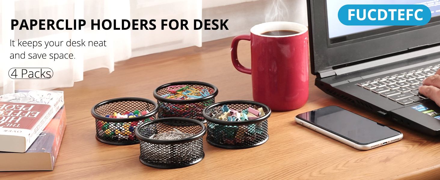 FUCDTEFC Paper Clip Holder