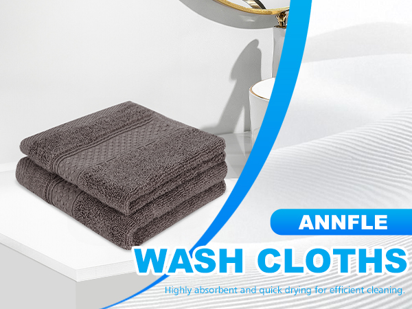 2-Pack Cotton Wash Cloths