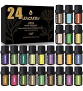 24 Bottles Essential Oils Set -100% Natural Essential Oils-Perfect for Diffuser, Humidifier,Aroma...