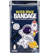 BioSwiss Bandages, Outer Space Shaped Self Adhesive Bandage, Latex Free Sterile Wound Care, Fun F...