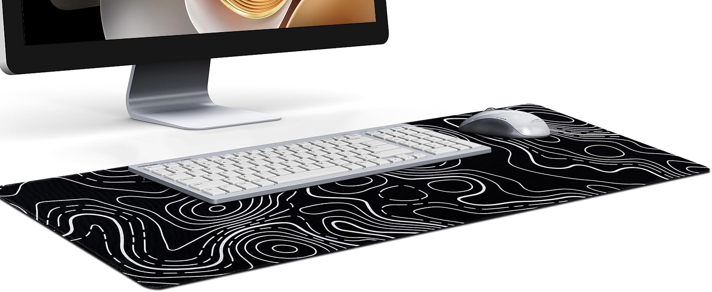 black mouse pad