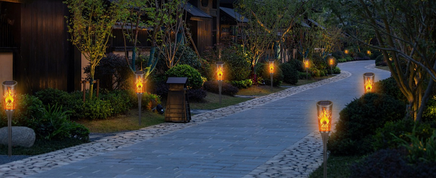solar walkway lights