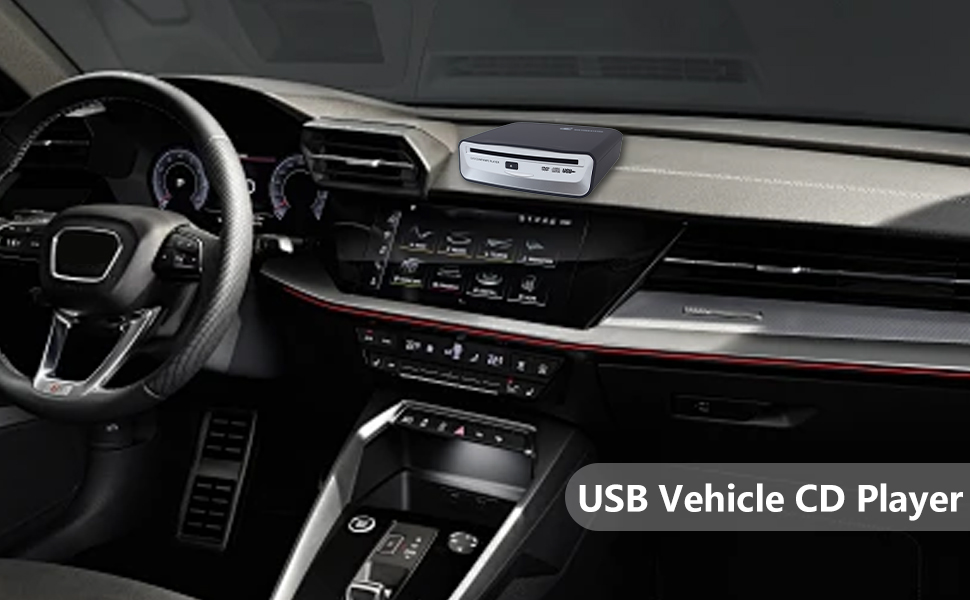 USB External CD Player for Car