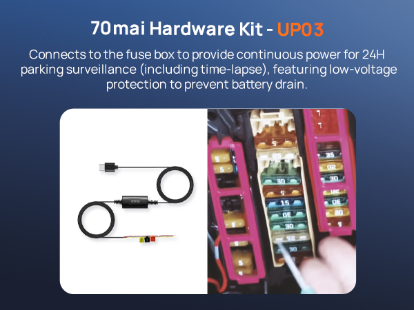 70mai Hardwire Kit - UP03