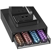 ECOLOVI Nespresso Pods Holder, Coffee Pod Holder Organizer Compatible with Nespresso Vertuo Capsu...
