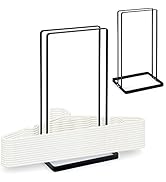 HAKDAY Portable Hanger Organizer Rack, 1PC Metal Hanger Stacker Black Hanger Caddy Hangers Storag...