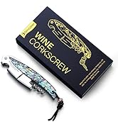 Drincarier Shell Handle Waiter Corkscrews-Wine Openers,Corkscrew Bottle Openers,3-in-1 Wine Key T...