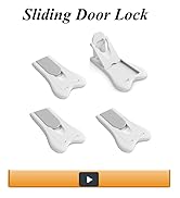 Sliding door lock for child safety