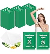 Travel Deodorant Wipes Individually Wrapped,Body Wipes to Clean Skin for Women Men(Cucumber,pack ...
