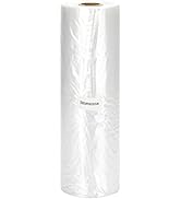 Immuson 12" x 20" Plastic Produce Bag on a Roll Food Storage Bags Clear Plastic Produce Bag for F...