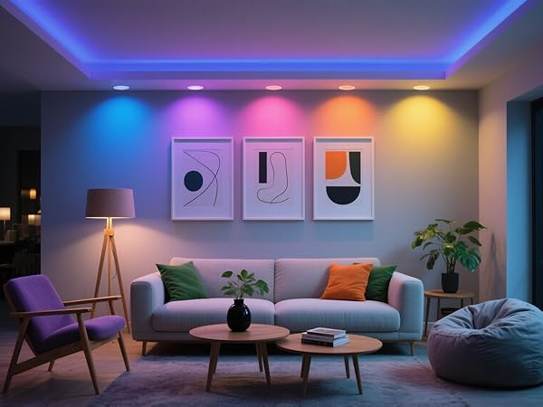 Smart recessed lighting