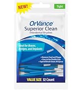 ORVANCE Interdental Brushes - 32 Count (Pack of 1)