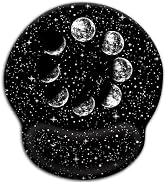 Blusabaca Mouse Pad with Wrist Rest, Moon Ergonomic Mouse Pads Wrist Support for Desk, Cute Gamin...